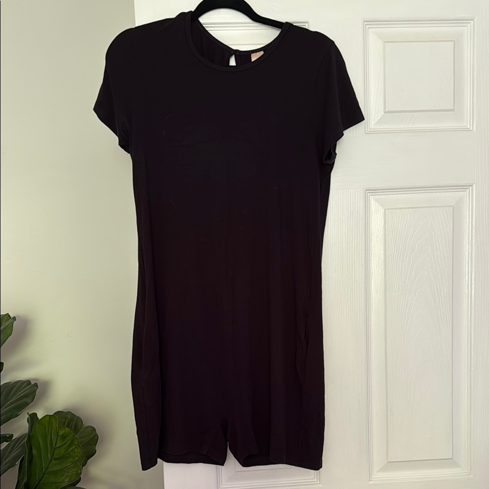 Smash and Tess shorty romper high neck open back